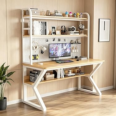 受注製作☆北欧デスク☆お洒落なツートン長机【1200】パソコン机☆ Amazon | JMDZ ゲーミングデスク 北欧 パソコンデスク 組立簡単 机 pc